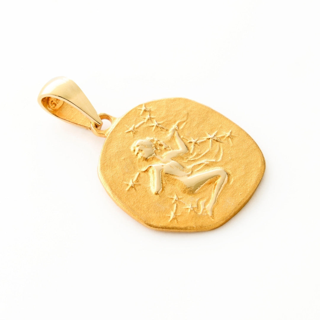 14K Gold Virgo Charm
