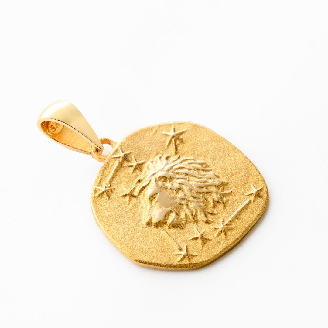 14K Gold Leo Charm
