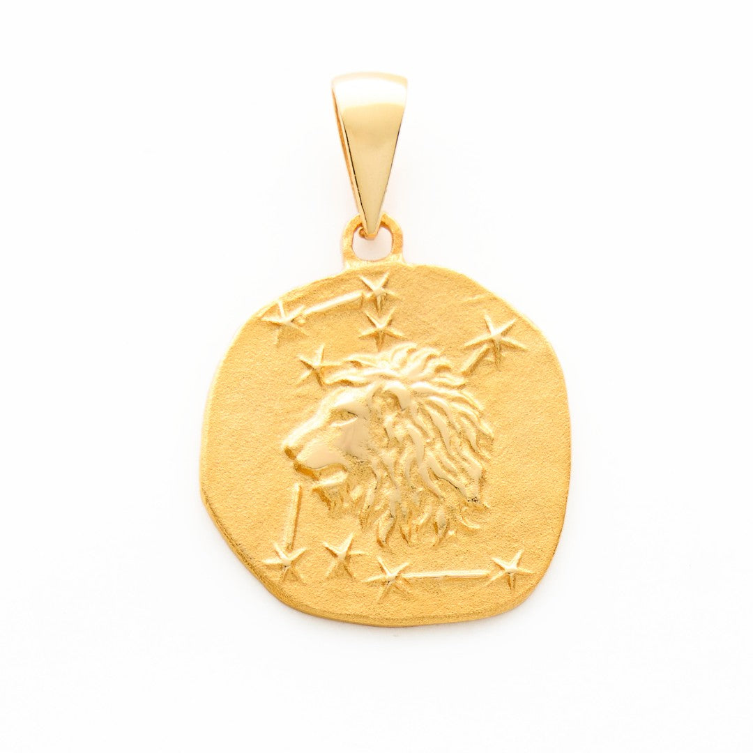 14K Gold Leo Charm