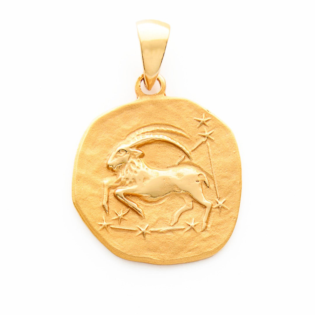 14K Gold Capricorn Charm