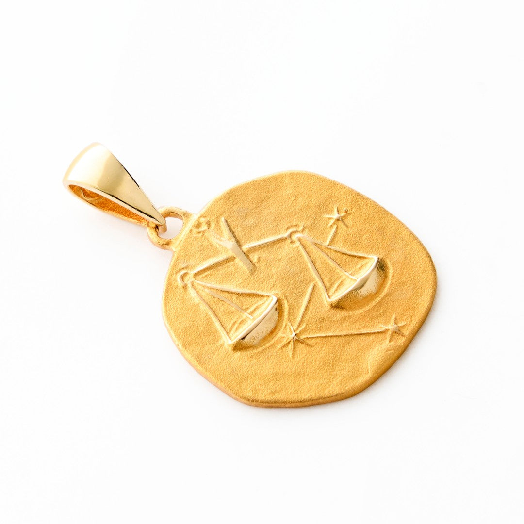 14K Gold Libra Charm