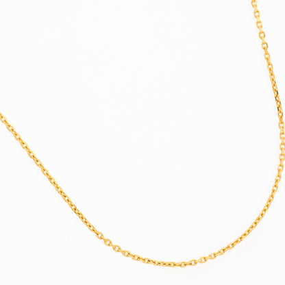 14K Gold Cable Chain Necklace