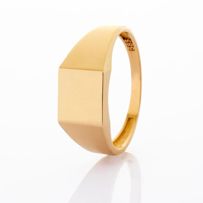 14K Gold Signet Ring