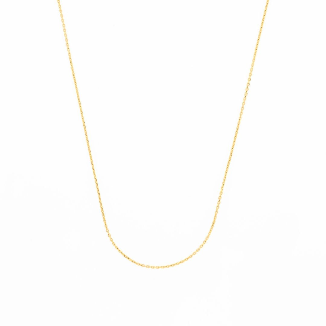 14K Gold Cable Chain Necklace