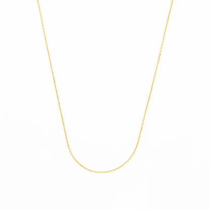 14K Gold Cable Chain Necklace