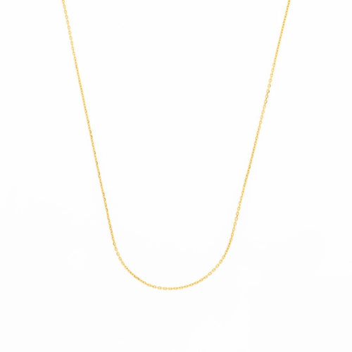 14K Gold Cable Chain Necklace