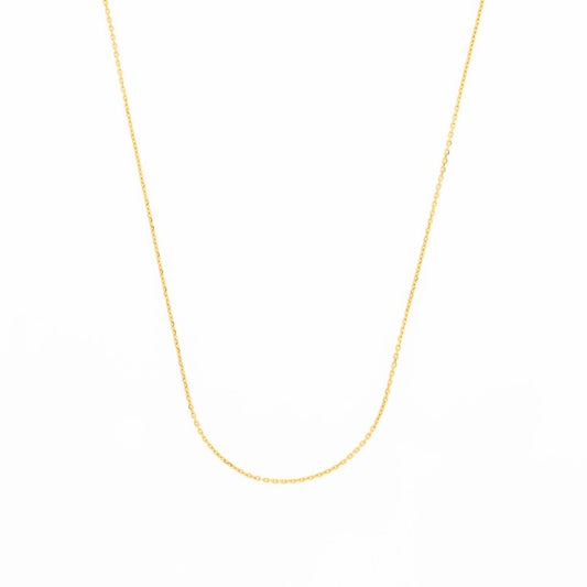 14K Gold Cable Chain Necklace