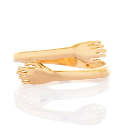 14K Gold Hug Ring