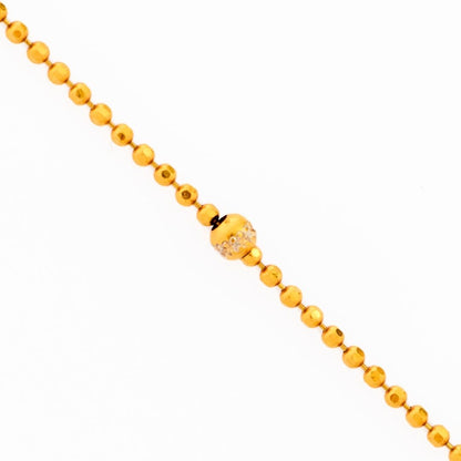 14K Gold Sparkle Chain Necklace