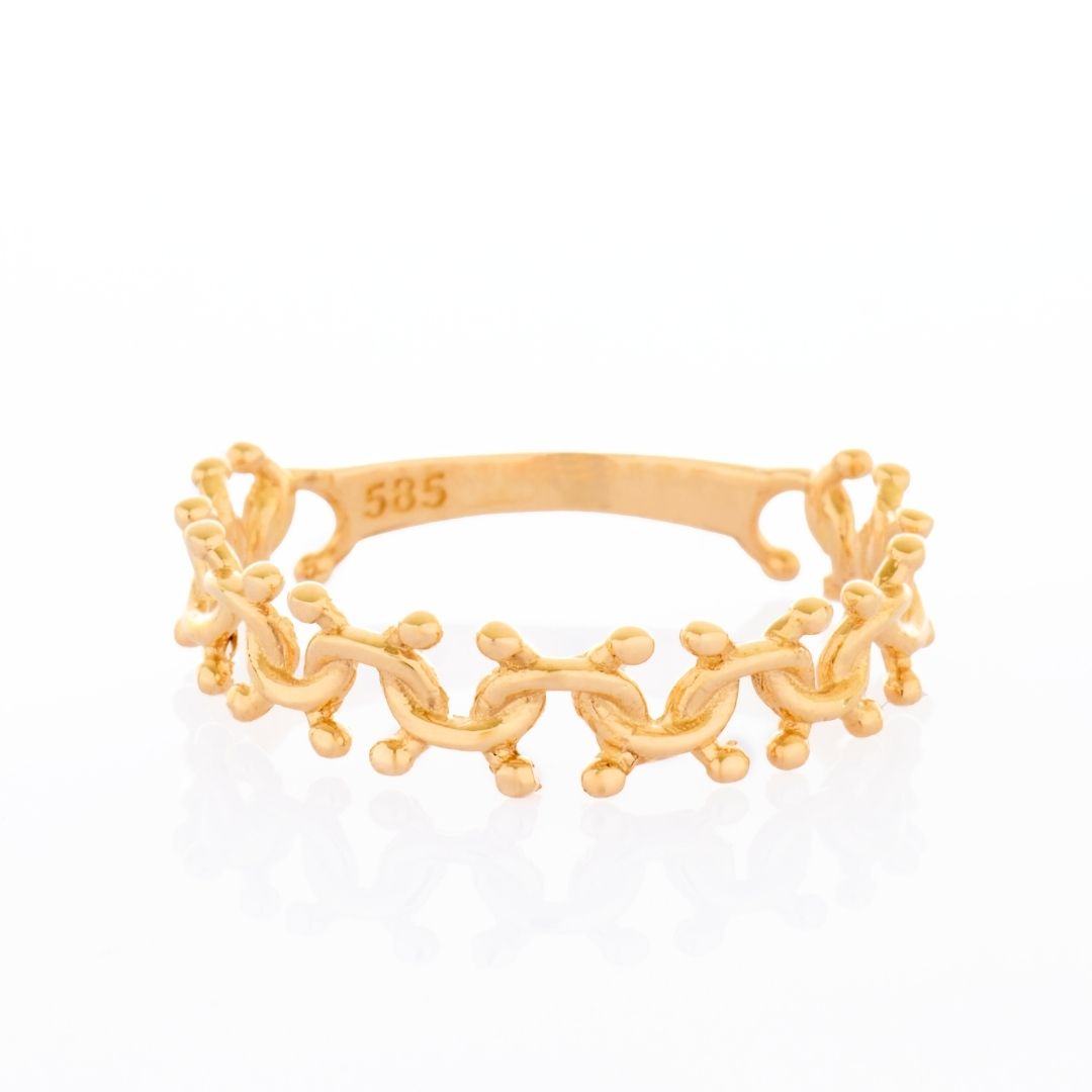 14K Gold Eternity Ring