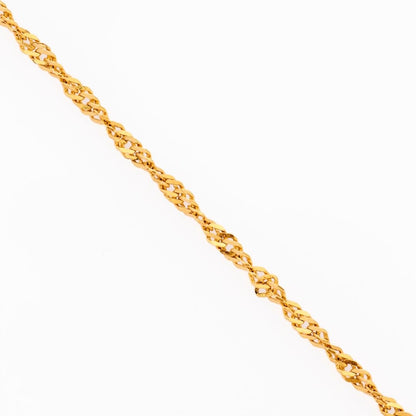 14K Gold Glimmer Chain Necklace