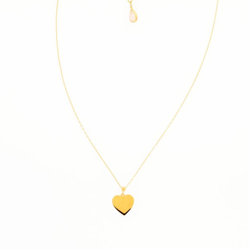 14K Gold Heart Necklace