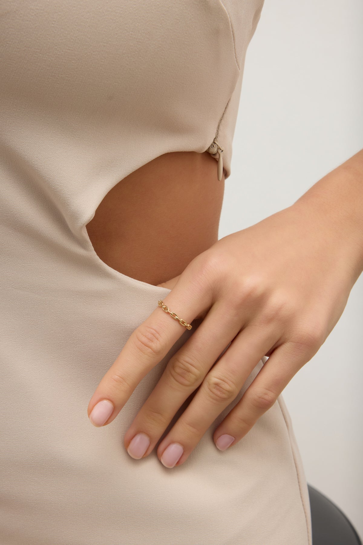 14K Gold Thin Ring